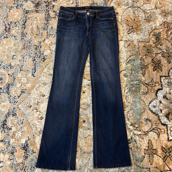 White House Black Market Mid-Rise Bootcut Jeans size 8R - Picture 2 of 9